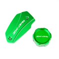 thumbnail image 1 of For Kawasaki Ninja ZX4RR ZX 4RR ZX-4RR 2023 Motorcycle Accessories Front Rear Brake Fluid Reservoir Cap Cover Guard Protection, 1 of 5