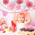 thumbnail image 3 of Juego de DECORACIONES para fiesta de cumpleaños LzGUNGY Oro Rosa, 3 of 5