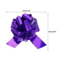 thumbnail image 2 of 16 Inch Giant Large Pull Bow 1 Pcs Big Glitter Metallic Car Bows Ribbon for Wedding Presents Gift Wrapping Christmas, Purple, 2 of 6