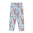 thumbnail image 5 of Balery Lobsters print Women's Pajama Pants,Ultra Lightweight Pjs,Lounge Pant-Small, 5 of 9