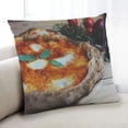 thumbnail image 1 of Ahgly Company Foods Pizza Indoor Throw Pillow, 18 inch by 18 inch, 1 of 6