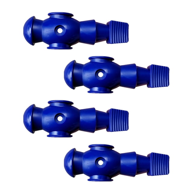 Langgg 4x Foosball Table Men for Table Football Player Table Games Table Soccer Men Blue Blue 107x36mm