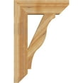 thumbnail image 3 of Ekena Millwork 6"W x 24"D x 36"H Funston Slat Rough Sawn Bracket, Western Red Cedar, 3 of 4