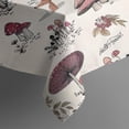 thumbnail image 5 of Red Mushroom Plant Light Pattern Square Tablecloth,Waterproof Square Table Cover,Wipeable Spillproof Washable Table Cover for Home Kitchen Party Decor 42"X42"(107x107cm), 5 of 6