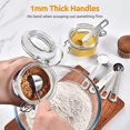 thumbnail image 5 of Measuring Spoons:18/8 Stainless Steel Measuring Spoons Set Of 7 Piece: 1/8 Tsp, 1/4 Tsp, 1/2 Tsp, 3/4 Tsp, 1 Tsp, 1/2 Tbsp & 1 Tbsp Dry And Liquid Ing, 5 of 5