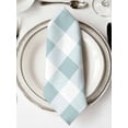 thumbnail image 2 of nqOlkjepod Aqua Plaid Cloth Napkins Set of 8 Reusable Dinner Napkins, Spring Summer Farmhouse Buffalo Checkered Cocktail Napkin Washable Table Napkins for Wedding/Holiday Party/Baby Shower 20"x20", 2 of 8