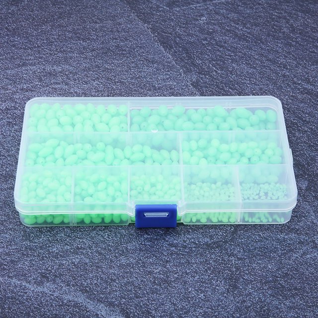 Plastic Sea Fish Bead, Advanced Technology 17x10x2.5cm Fishing Bead Kit, Taps for Fishing Stands Hooks Lures
