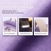 Lvelia School Bag Backpacks for Girls,Lightweight School Backpack for Kids Teens,Waterproof Student Shoulder Bookbag for Elementary Middle School,Purple