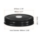 thumbnail image 2 of Uxcell 24 Pack 70mm Tinplate Mason Jar Lids Regular Mouth with Straw Hole, Black, 2 of 6