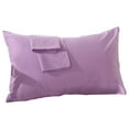 thumbnail image 1 of Felwors Thread Count Black Cotton Pillowcases Standard Case Covers Cotton Beige 400 Thread Count Multi Color Selection Of Pillow Cases, 1 of 9