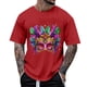 thumbnail image 1 of Tops para hombre, blusas y camisas de manga corta con cuello redondo para hombre, camisetas casuales con estampado de moda para hombre, blusa de manga corta, blusa de poliéster para hombre., 1 of 5
