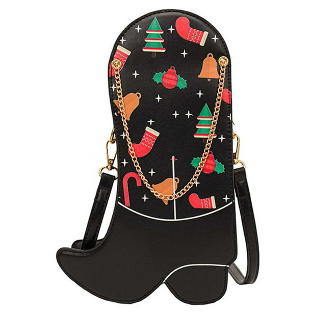 Bolso Hombro Punk Hobo Mano Con Cadena Creativo para Mujer Halloween