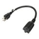 thumbnail image 3 of Cable De Extensión De Alimentación, Servicio Pesado Listado Por UL 0,32 M/1,0 Pies Enchufe De EE. UU. 125 V Nema 5-15P a 5-20R adaptador Para Computadora, 3 of 8