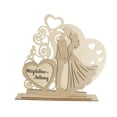 thumbnail image 2 of Centro de mesa de madera, decoración de mesa para el día de Valentín, obra de , bandeja decorativa escalonada, decoración para compromiso Estilo A, 2 of 6