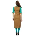 thumbnail image 1 of Phagun Kurta Kurti Droite en Rayonne pour Femmes à Panneaux, Manches 3/4, Tunique Blouse Décontractée d'Été, 1 of 2