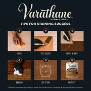 Dark Walnut, Varathane Premium Fast Dry Wood Stain-262006, Quart
