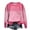 Pinks, variant on Womens Sweatshirt - Crew Neck Print Pullover Long Sleeve Loose Casual Fall Outdoor Shirts Blue M