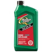 Quaker State High Mileage 5W-30 Synthetic Blend Motor Oil, 1 Quart