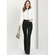 thumbnail image 3 of Blusa De Manga Larga Con Cuello Peter Pan Para Mujer blanco S, 3 of 6