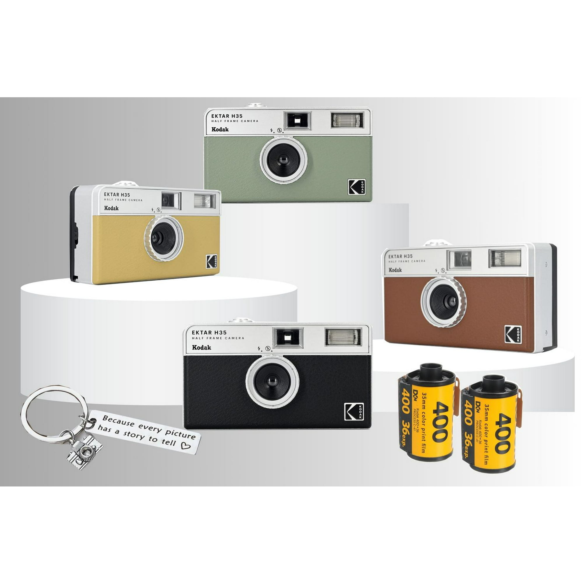 Kodak Ektar H35 Half-Frame Retro Camera Bundled with Kodak
