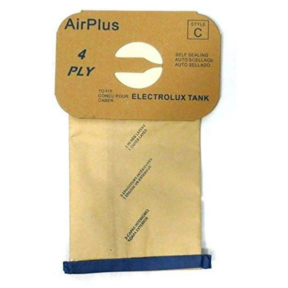 Electrolux Aerus Style C Canister Micro Allergen Vacuum Cleaner Bags 3EL3000001 [Single Loose Bag]