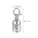 thumbnail image 2 of CHICHUMID 6Ud Protectores De Extremos Para Cuerda Metal Plata Con Gancho Resistentes, 2 of 8