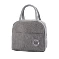 thumbnail image 1 of Box Lunch Bag High Capacity Reusable Tote Heat Preservation Dinner Insulation Hangbag, 1 of 5