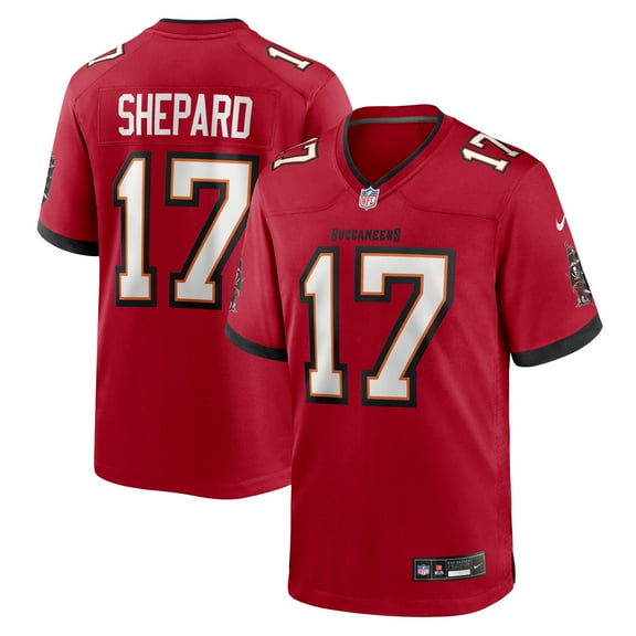 Men's Nike Sterling Shepard Red Tampa Bay Buccaneers Team Game Jersey