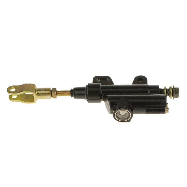 Bomba de cilindro piezaza trasero con perno Banjo mm para ciclomotor GY6 50cc 125cc 150cc 250cc Scooter ciclomotor ATV Dirt Bike Yotijar Bomba de freno trasero de moto