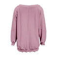 thumbnail image 5 of Zysthvn Fall Women's Sweatshirts Loose Fit Casual Pullover Long Sleeve Solid Soft Sweatshirts for Women Crewneck Tops, 5 of 6