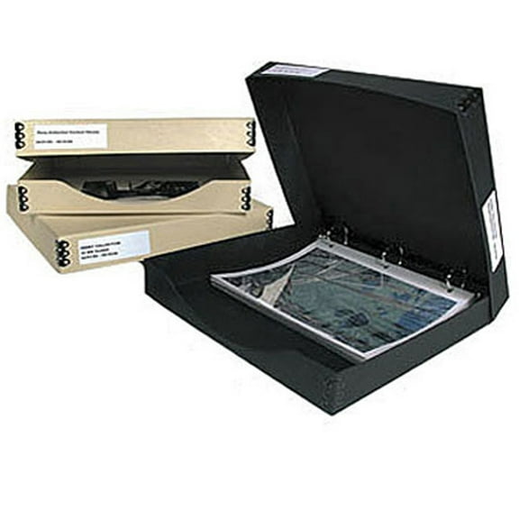 Archival Methods Three Ring Binder Box 12.25x13.25x1.5", Tan