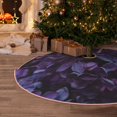 thumbnail image 5 of Sikiie Lilac Nativity Christmas Tree Skirt, Jesus Christian Winter Holiday Tree Mat Decoration(30-48IN), 5 of 6