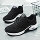 thumbnail image 4 of Zapatos Mocasines casuales unisex Suaves con cordones Planos Accesorios para exteriores (36 ) Negro, 4 of 9