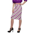 thumbnail image 2 of Moomaya Poly Spandex Skirt Printed Pencil Skirt Plus Size Summer Wear Clothing, 2 of 6