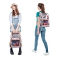 thumbnail image 6 of Clear Backpack Transparent Bag See-trough Beach Bag For Women (Rose Gold), 6 of 6