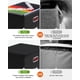 thumbnail image 4 of Cajas organizadoras de archivos Oterri, paquete de 2 unidades, grandes, con tapas, negras, 4 of 7