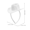 thumbnail image 2 of FENGGUIQU Accesorio De Fiesta Cowboy Headpiece Para Cumpleaños Y Eventos Western, 2 of 8