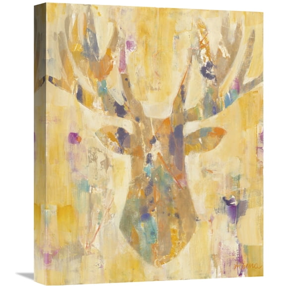 Global Gallery Albena Hristova 'Spring Buck' Canvas Wall Art