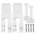 thumbnail image 6 of FRCOLOR Seat Toilet Seats Toilet Seat Hardware 11.50X4.20X3.00CM White, 6 of 8
