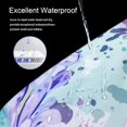 thumbnail image 5 of Floral Watercolor Lavender Cloth Shower Curtain, Plant Home Bathroom Bathtubs Decor Easy Care Waterproof Machine Washable Durable Polyester Fabric with 12 Hooks 72"x72", 5 of 6