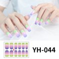 thumbnail image 2 of Xihbxyly Pegatinas de Uñas con Degradado, Diseño de Pvc de Alta Viscosidad, Patrones Brillantes y Coloridos, Fácil Aplicación, para Uso Personal y Familiar, para Salón de Uñas, Duración de 2 a 4 Sema, 2 of 3