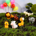 thumbnail image 2 of 50PCS Mini Jungle Animals Figurines Resin Tiny Animal Miniatures Wild Animal Miniature Garden Accessories,B, 2 of 6