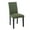 Green, variant on VECELO Set of 2 Dining Chairs, Upholstered Linen Fabric Dining Room Chair with High Back, Modern Parsons Chair for Kitchen, Beige