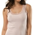 thumbnail image 3 of Lace Camisole Tank Tops for Women, Durable Comfy Soft Stretch Cotton Basic Cami (Pink, Medium), 3 of 3