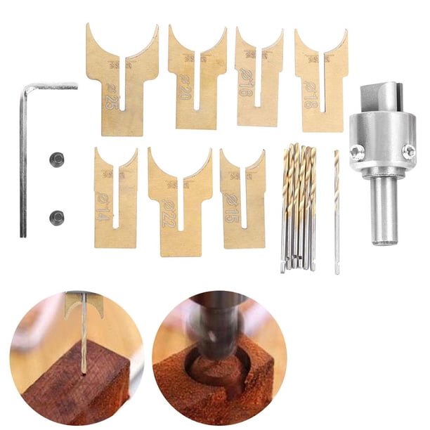 Herramientas Para Hacer Cuentas De Madera, Incluye Brocas De Bola, Tuercas De Llave Inglesa Para Pulir Cuentas De Madera, Carpintería 16 Uds. sonducket TO001699-00