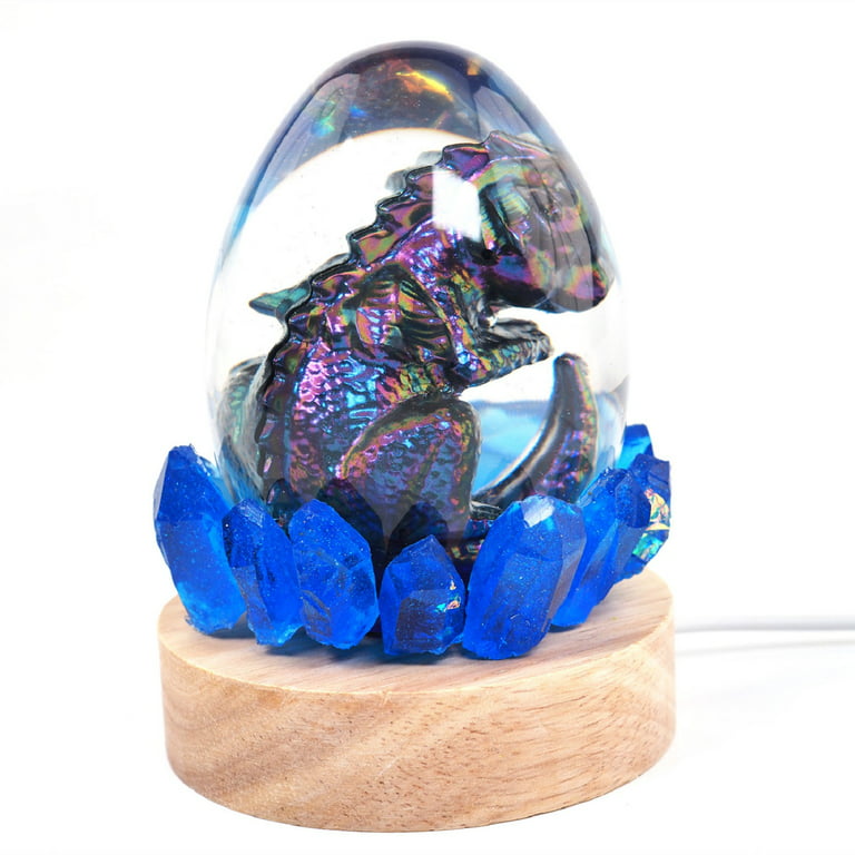 Dinosaur Egg with Lights 3D Silicone Baby Dinosaur Molds Epoxy