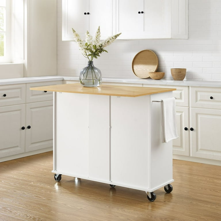 Crosley Furniture Stella Kitchen Cart In White - Walmart.com