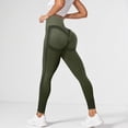 thumbnail image 2 of UngA Anti Cellulite Leggings, Tummy Control High Waisted Leggings Sets for Women, Gym Scrunch Butt Lifting Seamless Workout Women's Yoga Leggings Green,S, 2 of 5
