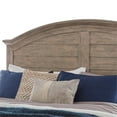 thumbnail image 3 of Meadowbrook Beige Antique Sand Wood King Arched Farmhouse Panel Headboard, 3 of 7