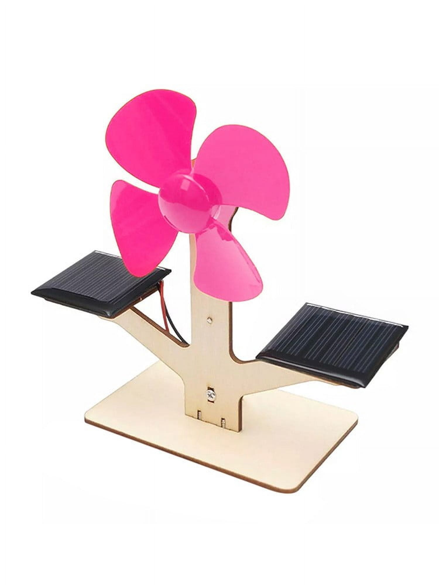 Educational DIY Solar Panel Kit Fun Fans Powered by Solar Energy for Kids